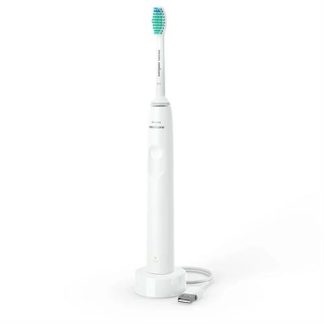 ESCOVA DE DENTES ELÉTRICA PHILIPS HX3681/33 ( Recarregável  - Branco  - Indicador de bateria - Cabeças de ... )
