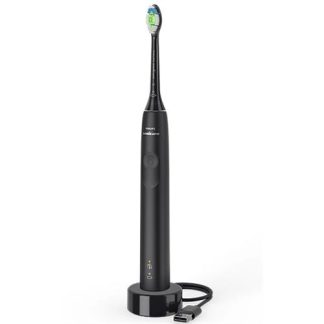 ESCOVA DE DENTES ELÉTRICA PHILIPS HX3681/54 ( Recarregável  - Preto  - Indicador de bateria - Cabeças de e... )