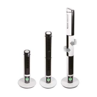 COLUNA DE AR HJM GLAZIAR3( 45 W - 9  - Branco / Preto  )