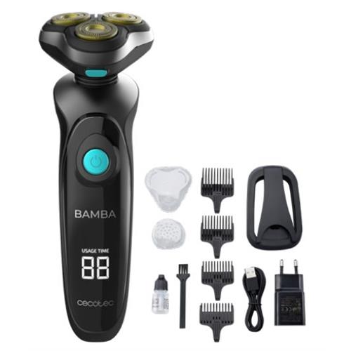 APARADOR MULTIFUNÇÕES CECOTEC BAMBA PRECISIONCARE TWISTGROOM 10IN1( 80 minutos - Recarregável - Preto )