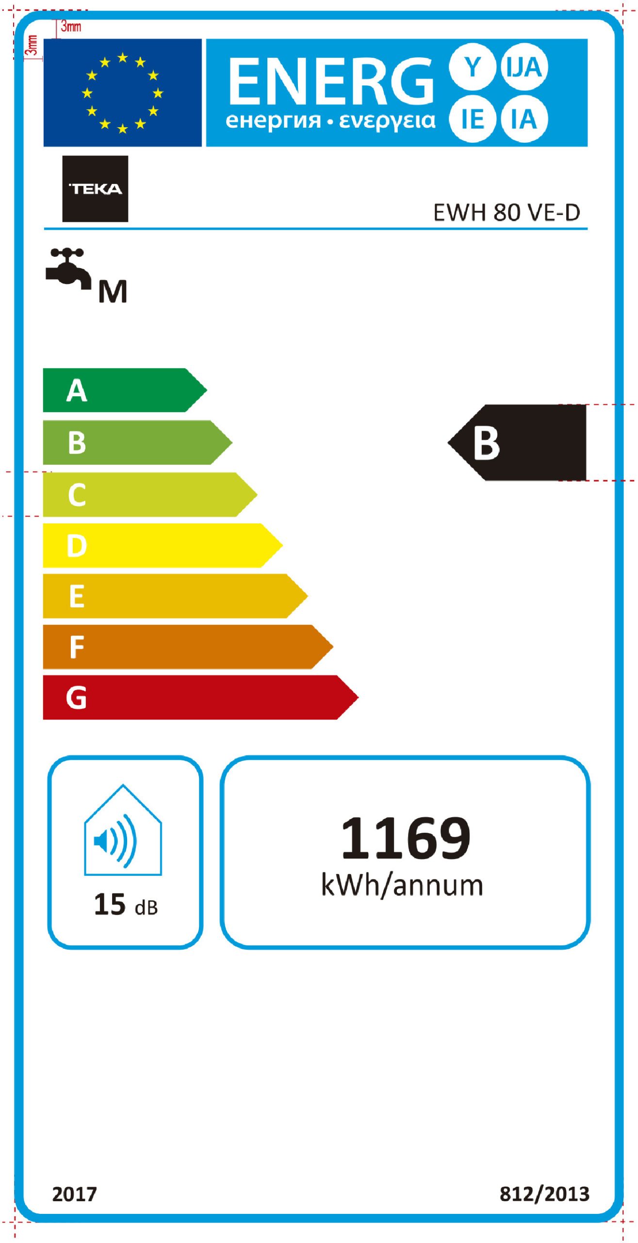 TERMOACUMULADOR TEKA EWH80VED( 80 Litros - 1500 W - 7,5 Bares ) - Image 2
