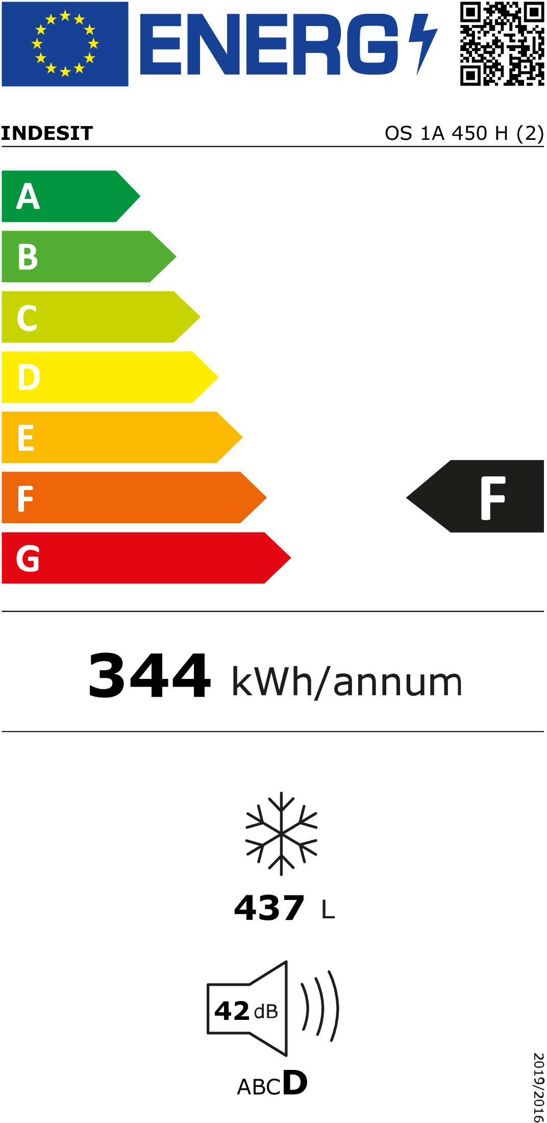 ARCA HORIZONTAL INDESIT OS1A450H( Estático - Branco - 443 Litros ) - Image 2
