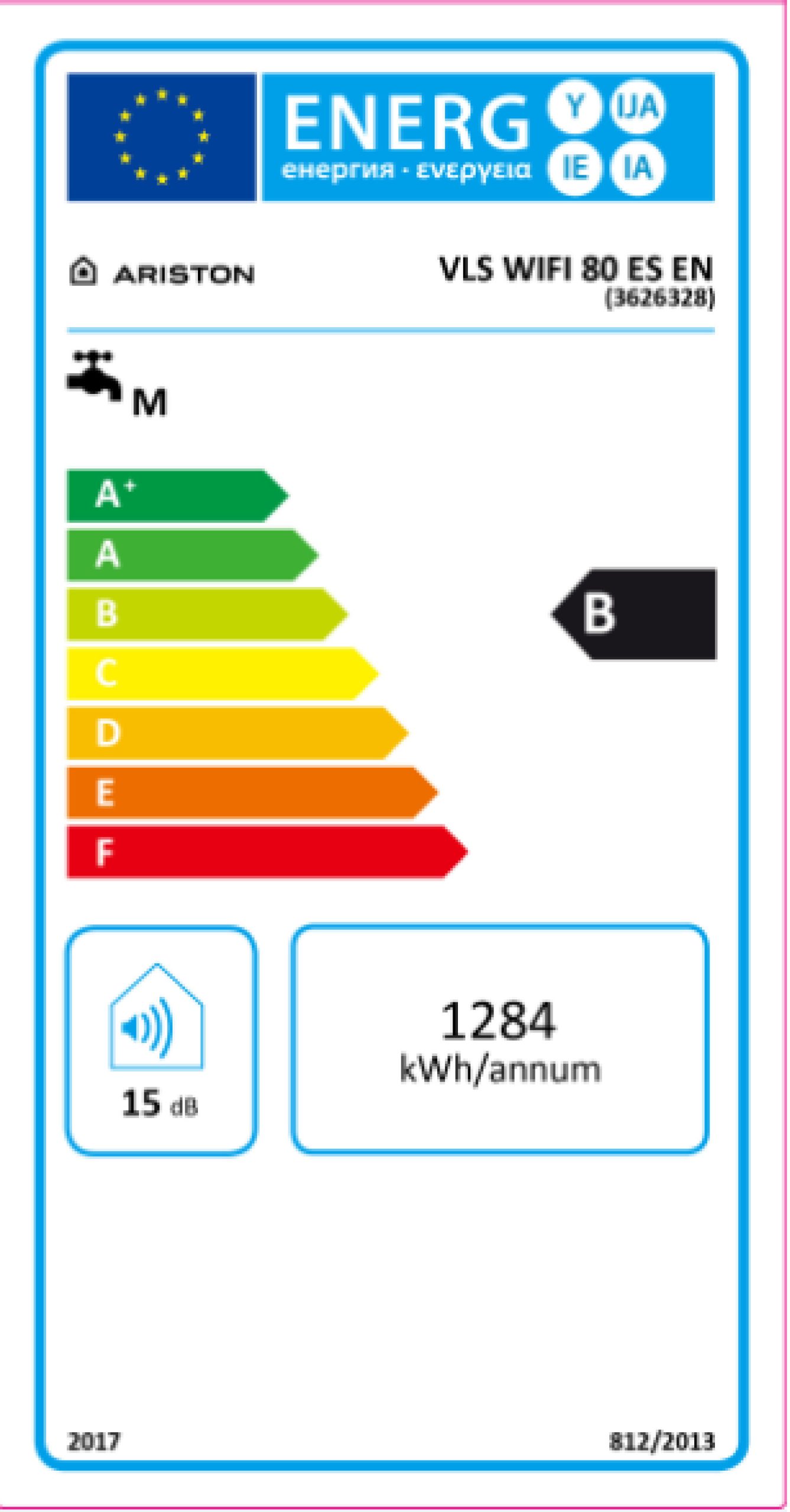 TERMOACUMULADOR ARISTON VLS WIFI 80 ES EU( 80 Litros - 3000 W - 8 Bares ) - Image 2