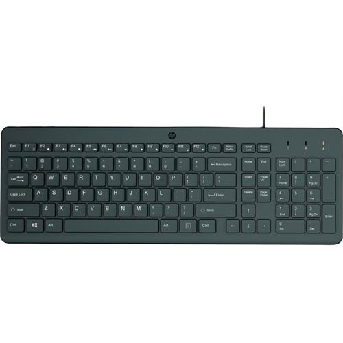TECLADO HP 150 ( USB - Preto - Tecnologia USB Plug and Play - Os comandos m... )