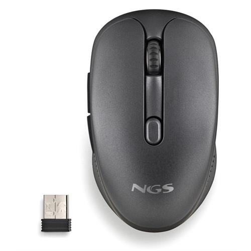 RATO SEM FIOS NGS EVORUSTBLACK ( Wireless - 2,4 GHz - Preto - Sensor de alto desempenho, to... )