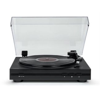 GIRA-DISCOS THOMSON TT350 ( RCA estéreo  - Preto  - Acionamento por correia - Agulha Aud... )