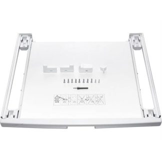 KIT COLUNA MÁQUINA DE SECAR ROUPA BOSH WTZ11400 ( Branco  - Kit de montagem em coluna - Mesa extraível - Para ... )