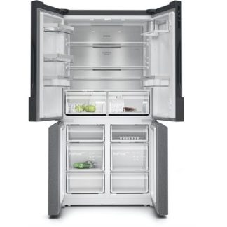 FRIGORÍFICO COMBINADO SIEMENS KF96NAXEA( No Frost Total  - Black Inox  - 605 Litros )