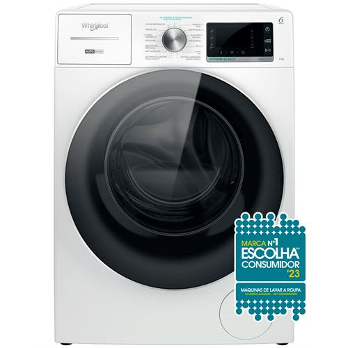 MÁQUINA DE LAVAR ROUPA WHIRLPOOL W8W846WRSPT( 1400 rpm - 8 Kg - Branco )
