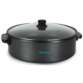 PANELA PARA PAELLA E PIZZA ORBEGOZO PZ8100( 40 x 6,5 cm - Anti-aderente  - Preto  )