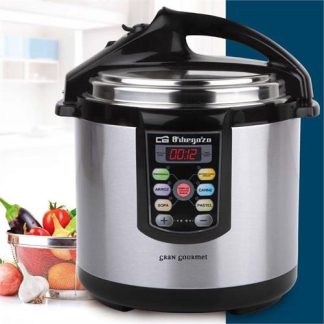 PANELA ELECTRICA ORBEGOZO HPE6075 ( 6 Litros - Silver  - 1000 W - Menus pré-configurados cozinha... )