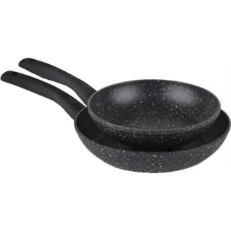 PACK FRIGIDEIRAS ORBEGOZO SFB8200 ( 20, 24 cm - Preto  - Alumínio forjado anti-aderente - Cobert... )