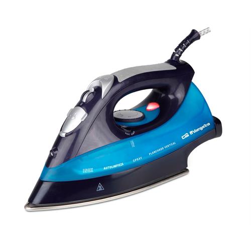 FERRO A VAPOR ORBEGOZO SV2680( 2600 W - Aço inoxidável - Preto / Azul )