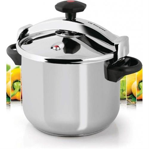 PANELA DE PRESSÃO ORBEGOZO HPL12070 ( 12 Litros - Inox  - Segurança tripla - Sistema de bloqueio p... )