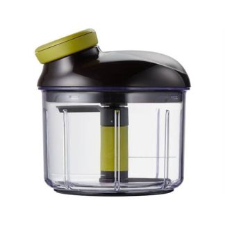 PICADORA TEFAL MANUAL 900ML-K1321224 ( 0,9 Litros - Transparente / Preto  - Lâminas em aço inoxidáv... )