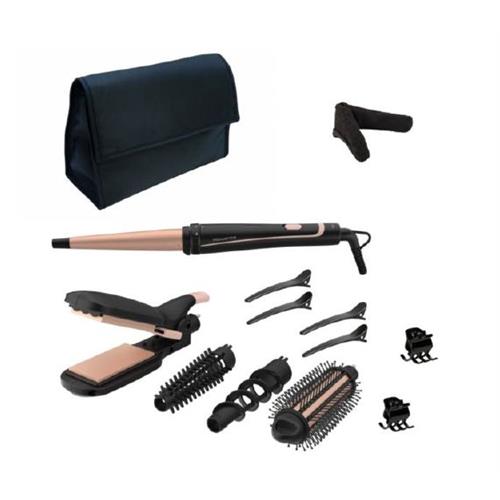 MODELADOR ROWENTA INFINITY LOOOK-CF4231F0 ( Preto - Placas com revestimento cerâmico - Aquecimento rápi... )