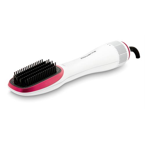 ESCOVA ALISADORA ROWENTA CF6220F0 ( 3 T - Branco / Rosa  - Funções: secar e alisar - Revestiment... )