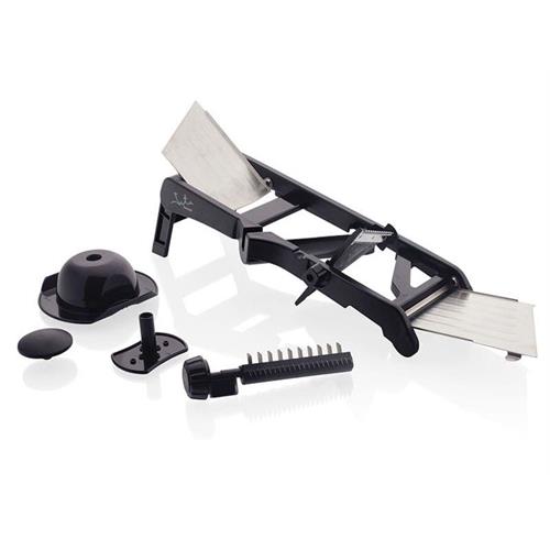 MANDOLINA JATA HMAQ4503 ( Preto - Lâminas integradas: lisa e ondulada - 2 medidas de... )