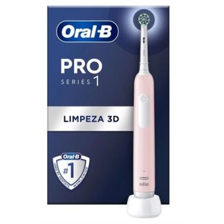 ESCOVA DE DENTES ELÉTRICA BRAUN PRO1 ROSA ( Recarregável  - Rosa  - Tecnologia 3D - Controlo de pressão ... )