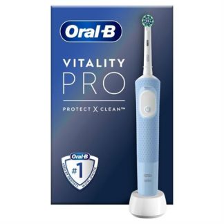ESCOVA DE DENTES ELÉTRICA BRAUN VITALITY PRO AZUL ( Recarregável  - Azul  - Limpeza abrangente com tecnologia 2D... )