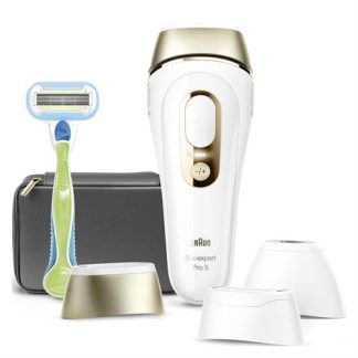 DEPILADORA BRAUN PL5242 ( Corrente  - Branco / Dourado  - Tecnologia avançada IPL para... )