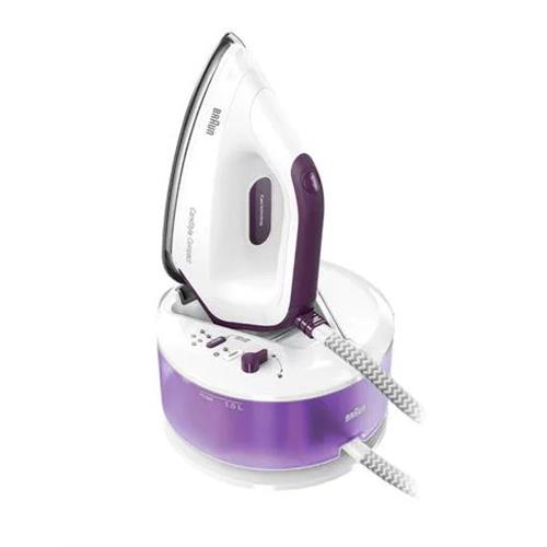 FERRO COM CALDEIRA BRAUN IS2144VI( 2200 W - 6 Bares - Eloxal Plus FreeGlide 3D (bidirecional)  )