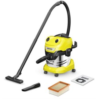 ASPIRADOR SEM SACO KARCHER WD4SV-20/5/22( 1000 W - 20 L  - Amarelo  )