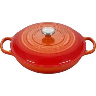 CAÇAROLA LE CREUSET FERRO FUNDIDO 30CM VOLCANICA( 30 cm - Ferro fundido esmaltado  - 3,2 Litros )