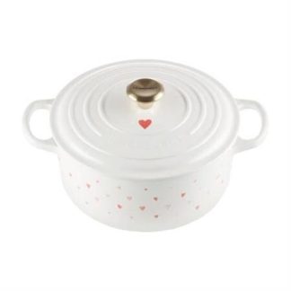 PANELA LE CREUSET FERRO FUNDIDO 22CM. CORAZONES( 22 cm - Ferro fundido esmaltado  - 3,3 Litros )
