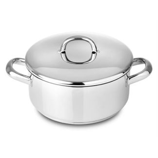 CAÇAROLA SILAMPOS 122321030( 30 cm - 7,6 Litros - Aço inoxidável (acabamento polido)  )