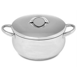 CAÇAROLA SILAMPOS 122301022( 22 cm - 3,5 Litros - Aço inoxidável (acabamento polido)  )