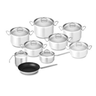 TREM DE COZINHA SILAMPOS NAUTILUS ( Aço inoxidável (acabamento satinado)  - Composto por: - Caça... )