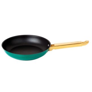 FRIGIDEIRA SILAMPOS HERITAGE - 63C12NGO5624V ( 24 cm - Verde  - Tecnologia Impact Disc Plus - Cabo em doura... )
