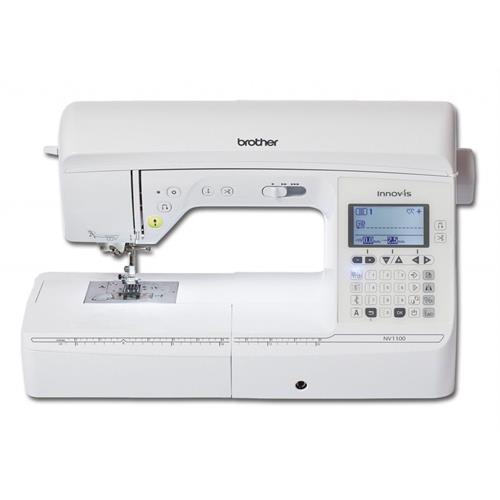 MÁQUINA DE COSTURA BROTHER INNOVISNV1100 ( 260 - Branco - Braço de costura com uma área de trabalho d... )