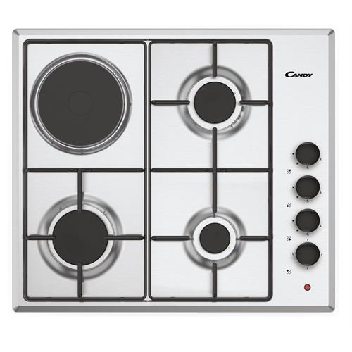 PLACA DE GÁS CANDY CMGH31X/1( Mista - 3 G + 1 E - Natural )