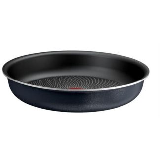 FRIGIDEIRA TEFAL L7230402( 24 cm - Interior antiaderente Titanium - Exterior antiaderente  - Preto  )