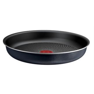 FRIGIDEIRA TEFAL L7230602( 28 cm - Interior antiaderente Titanium - Exterior antiaderente  - Preto  )
