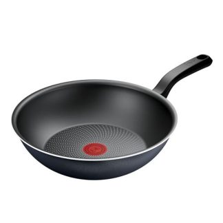 FRIGIDEIRA TEFAL H0561942( 28 cm - Interior antiaderente Titanium - Exterior antiaderente  - Preto  )