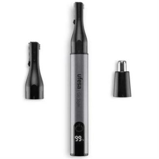 APARADOR NASAL UFESA  GOSTYLE ( Pilha  - Silver  - 5 V - Lâminas de inox - Corte higiénico s... )