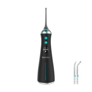 IRRIGADOR  CECOTEC BAMBA TOOTHCARE 1100 JET LIBERTY ( Recarregável  - Preto  - Ecrã LED - Irrigador dentário portá... )
