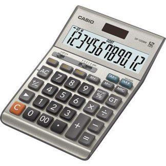 CALCULADORA CASIO SECRETARIA-DF120BM ( Silver  - Visor de 12 dígitos - Visor de grandes dimensões -... )