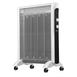 AQUECEDOR HTW HTW-EST2000MI( 2000 W - Branco / Preto  - Termostato regulável - Proteção contra sobreaquecimento - 4 rodas  )
