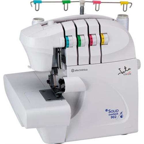 MÁQUINA DE COSTURA JATA OL902 ( Branco - 90 W - 1 e 2 agulhas - Diferencial - Remate de seg... )