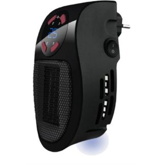 AQUECEDOR TERMOVENTILADOR TAURUS TROPICANO PLUG HEATER( 500 W - 2 T - Preto  )