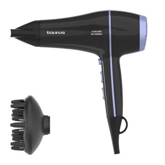 SECADOR DE CABELO TAURUS ALIZE2200IONCERAMIC ( 2200 W - Preto  - Motor DC - Tecnoloigia Ionic ceramic - 6 c... )