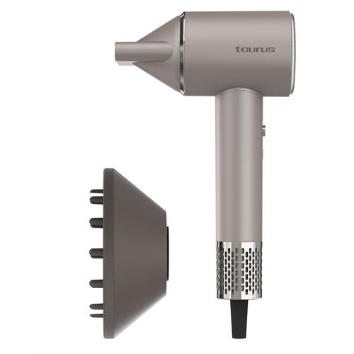 SECADOR DE CABELO TAURUS DIGITALFORCEPROTECT ( 1600 W - Silver - Tecnologia Ultra Ionic Care - Grande flux... )