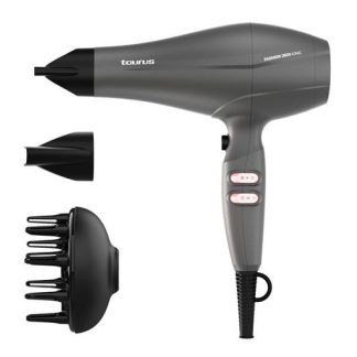 SECADOR DE CABELO TAURUS FASHION2600IONIC ( 2600 W - Silver  - Motor DC - Tecnoloigia Ionic Care - 6 com... )