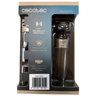 APARADOR MULTIFUNÇÕES CECOTEC PRECISIONCAREMULTIGROOMING5IN1( 90 minutos  - Recarregável  - Preto  )