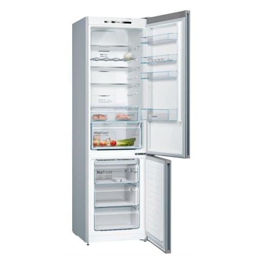 FRIGORÍFICO COMBINADO BOSCH KGN39VIDB( Total No Frost - Inox - 368 Litros )