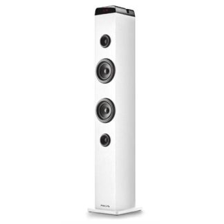 TORRE SOM NGS SKYCHARMPRO ( Bluetooth - USB - Entrada ótica - Entrada auxiliar  - Branco... )